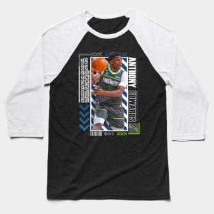 Anthony Edwards Paper Poster Version 10 Baseball T-Shirt